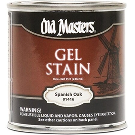 Old Masters Old Masters 81416 0.5 Pint. Spanish Oak Gel Stain 86348814165